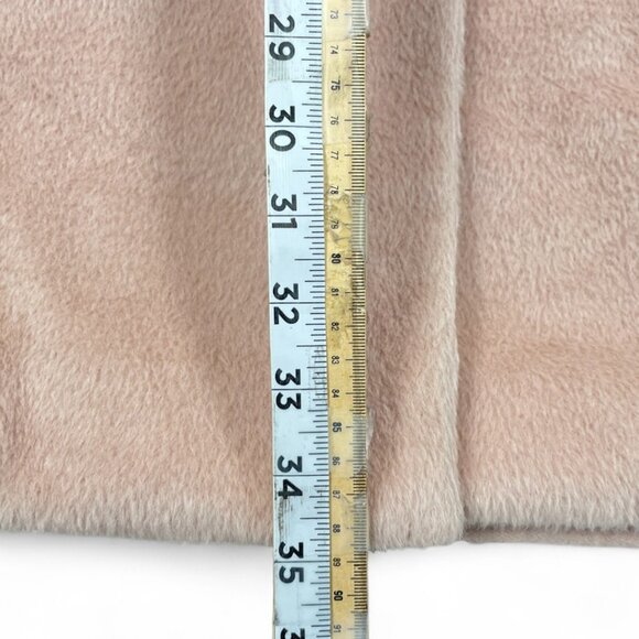 Babaton Stedman Coat Italian Alpaca Wool Blend Salmon Pink Overcoat Women's XXS - Picture 10 of 13